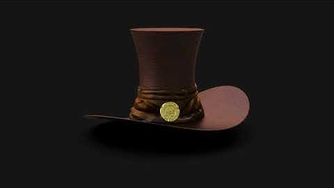 3d stylized hat Modelling #3dsmax  #zbrush  #keyshot