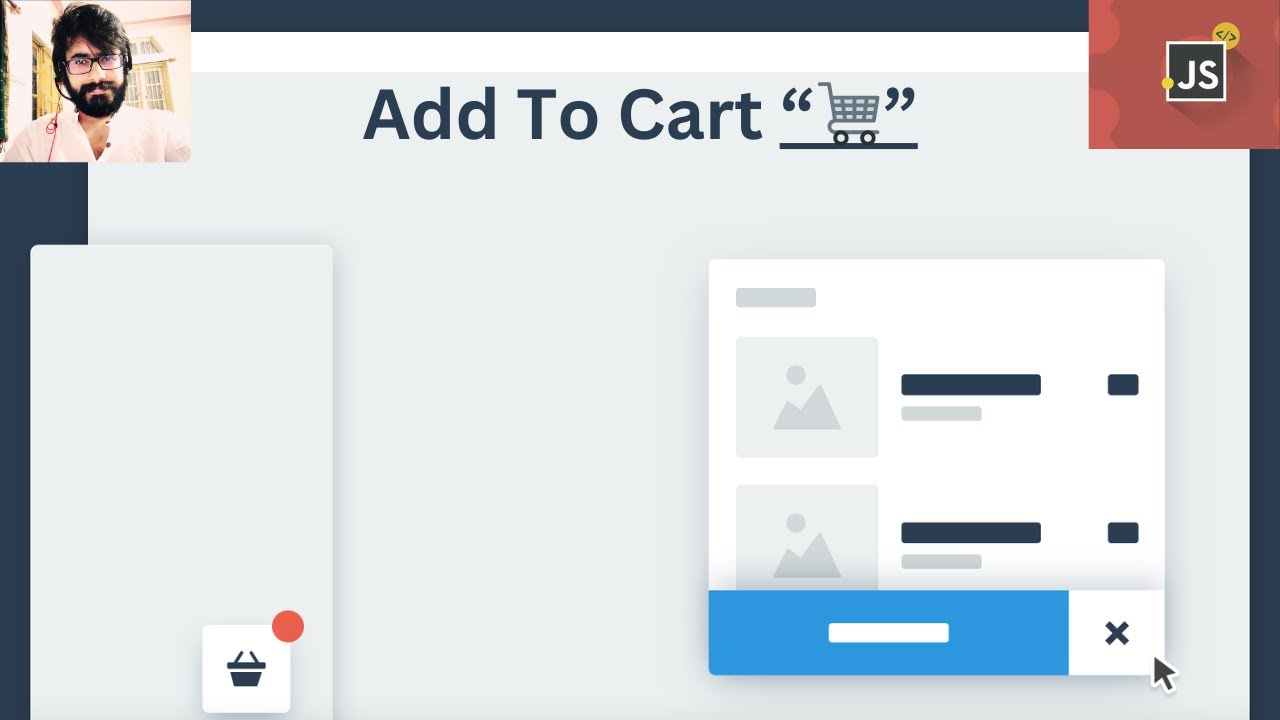 41. Add To Cart With Functionality Using HTML, CSS & JAVASCRIPT. - YouTube