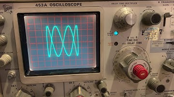 Tektronix 453A X-Y Mode