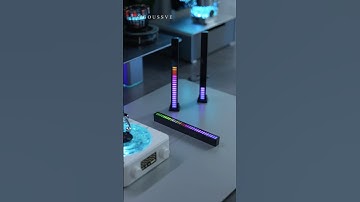 OMG, this USB light turns ANY space into a party! #RGBLight #MusicLight #GamingSetup  #DeskDecor