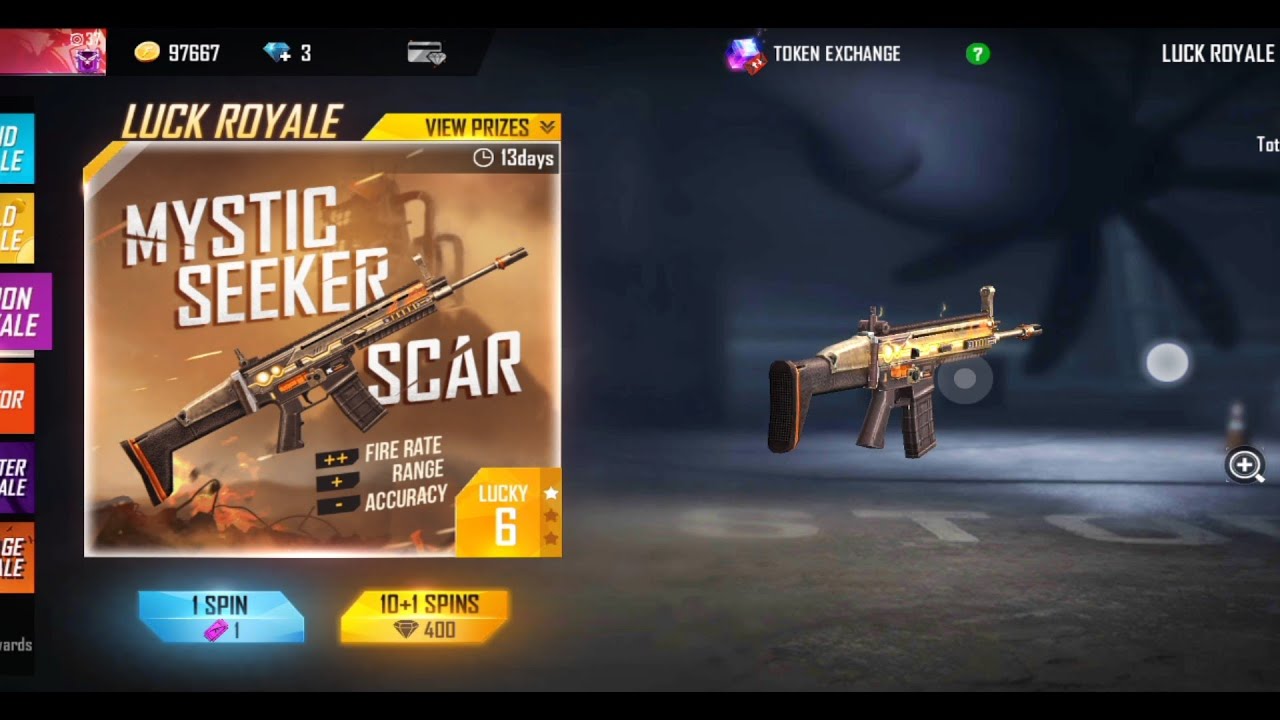 NEW SCAR DOUBLE RATE OF FIRE SKIN SEE IT'S DAMAGE AND FIRING SPEED AND ...