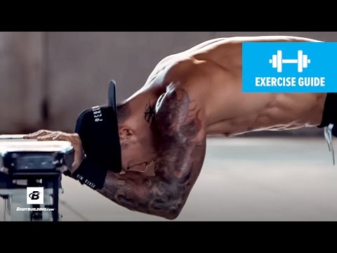 Body Triceps Press Using Flat Bench | Exercise Guide