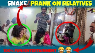 Telugu pranks|Snake Pranks in Telugu|Pranks in Hyderabad 2023