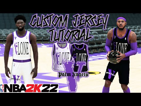 VLONE PALM ANGELS CUSTOM JERSEY TUTORIAL! HYPEBEAST UNIFORM! HOW