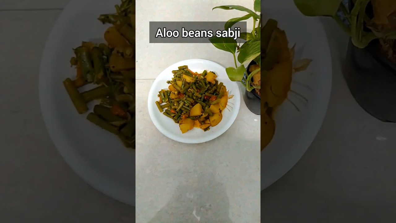 Aloo Beans recipe #beansrecipe #shorts #viral #ytshorts #foodiehafijavlogs