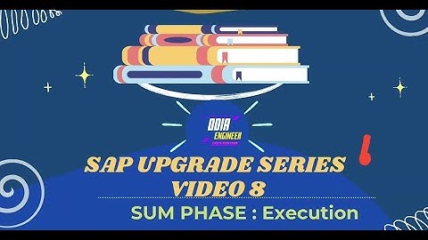 SAP UPGRADE SERIES VIDEO 8 | Execution Phase of SUM | SUM | SAPBASIS | ODIA ENGINEER @odia_engineer