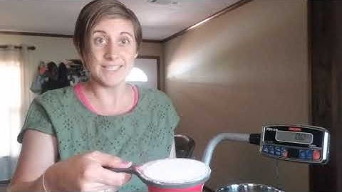 How to measure flour without a scale