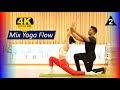 Mix yoga flow 1 month yoga for flexibility and strength  beginners to intermediate yoga