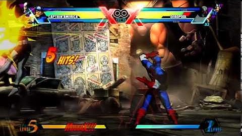 Captain America - Marvel Vs. Capcom 3, Combo Video Trailer #12 - Immortalmastermind.com