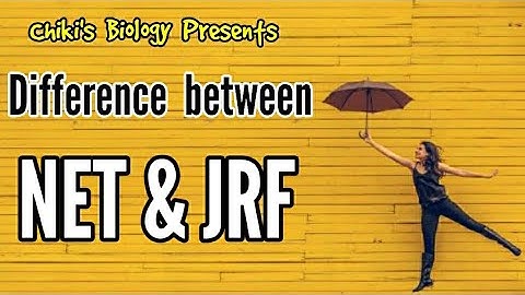 Difference Between NET & JRF || Phd Reality || JRF & SRF || Detailed Video....By Chiki