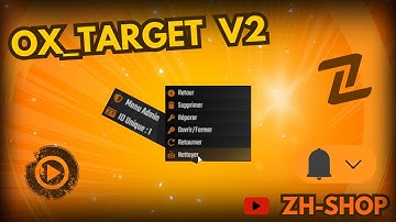 FIVEM SCRIPT OX TARGET V2 CURSEUR LIBRE GTARP✨