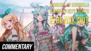 [Blind Reaction] Nijisanji EN Original Songs - Diamond City Lights and Black Out