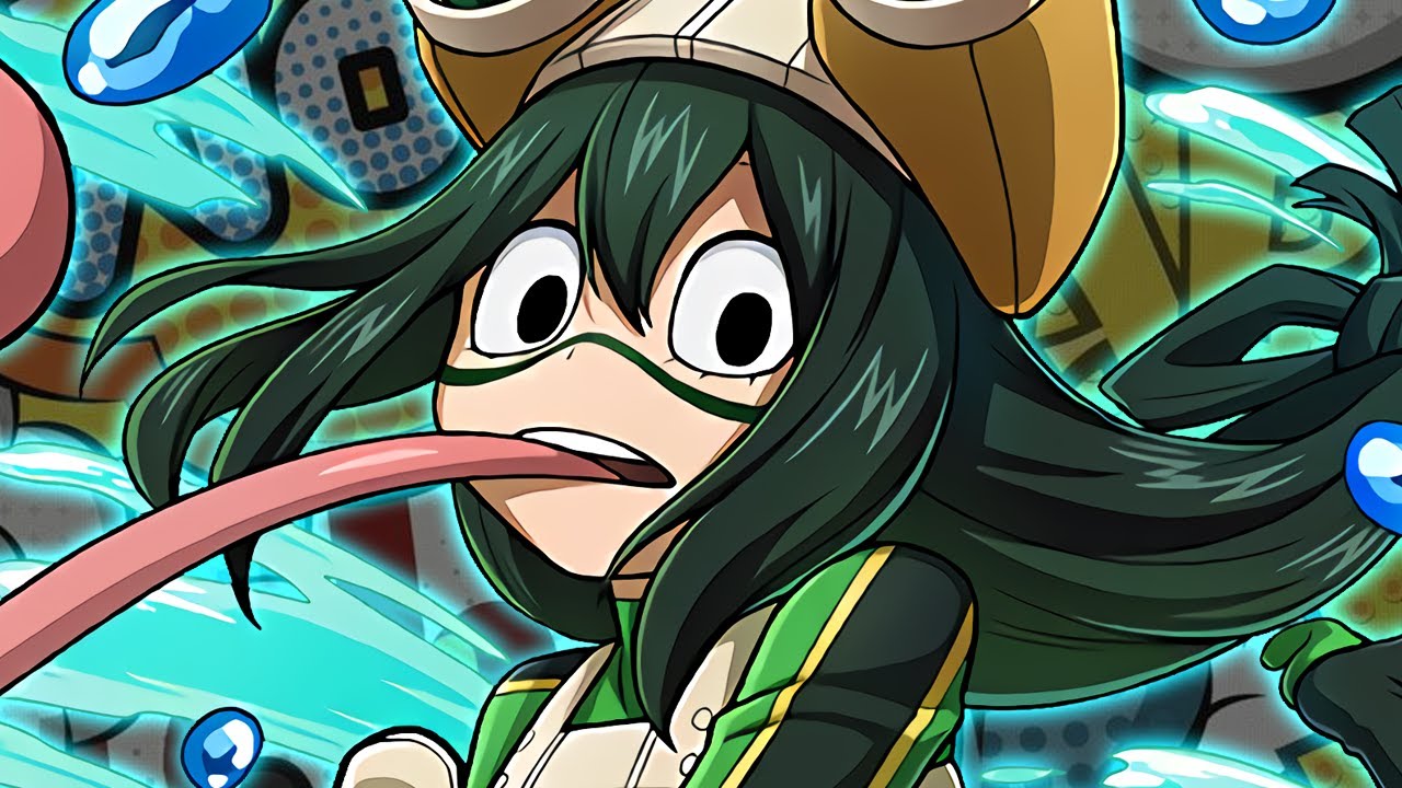 Deku and froppy smash