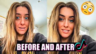 Before And After 😮 Bold Glamour TikTok Filter