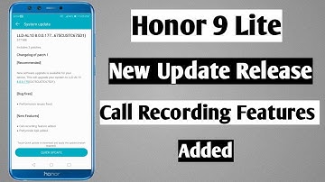 Honor 9 Lite New Update Release Call Recording Features Added | Call Recording Problem Solve 9 Lite