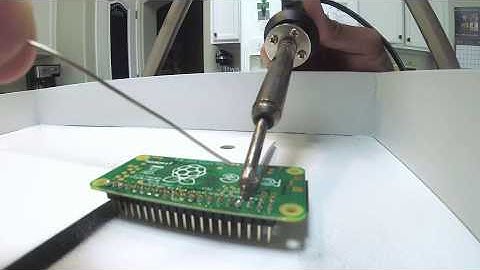 Soldering GPIO Header on my PI Zero W