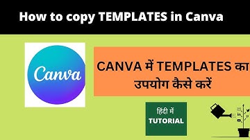 How to copy TEMPLATE in CANVA #canva #canvatutorial #shorts