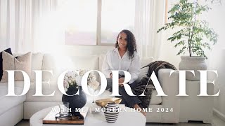 DECORATE WITH ME 2024 | DECORATING IDEAS | HOME STYLING IDEAS