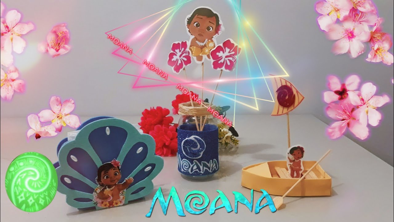 Decorao moana baby luxo 1 ano