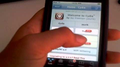 how to get a 5 icon dock for jailbroken ipod touch and i phone