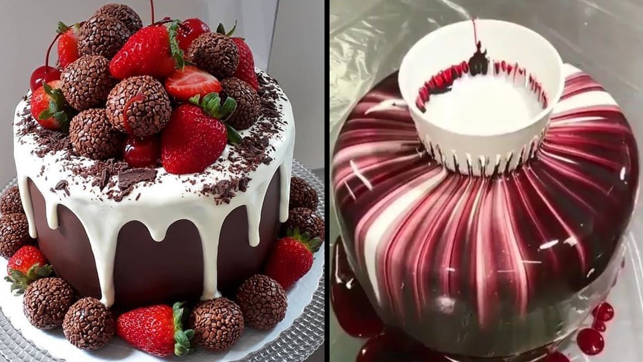 10 Best Beautiful Strawberry Cake Decorating Ideas | So Yummy Cake ...