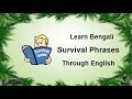 Learn bengali frequently used survival phrases through english