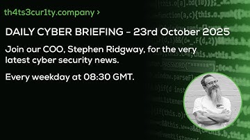 Thursday 23rd October - E-Commerce Breach, North Korea’s ‘DreamJob’ Trap & DNS Chaos