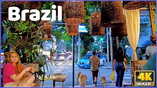 【4K】WALK 🇧🇷 IPANEMA AT NIGHT ♥️ Rio de Janeiro RJ BRAZIL - Ipanema a noite!