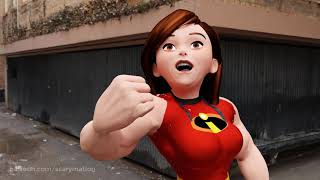 Elastigirl Female Muscle Growth Episode 1 -The Incredibles