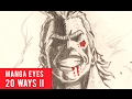 20 Ways Drawing Manga Eyes PART 2
