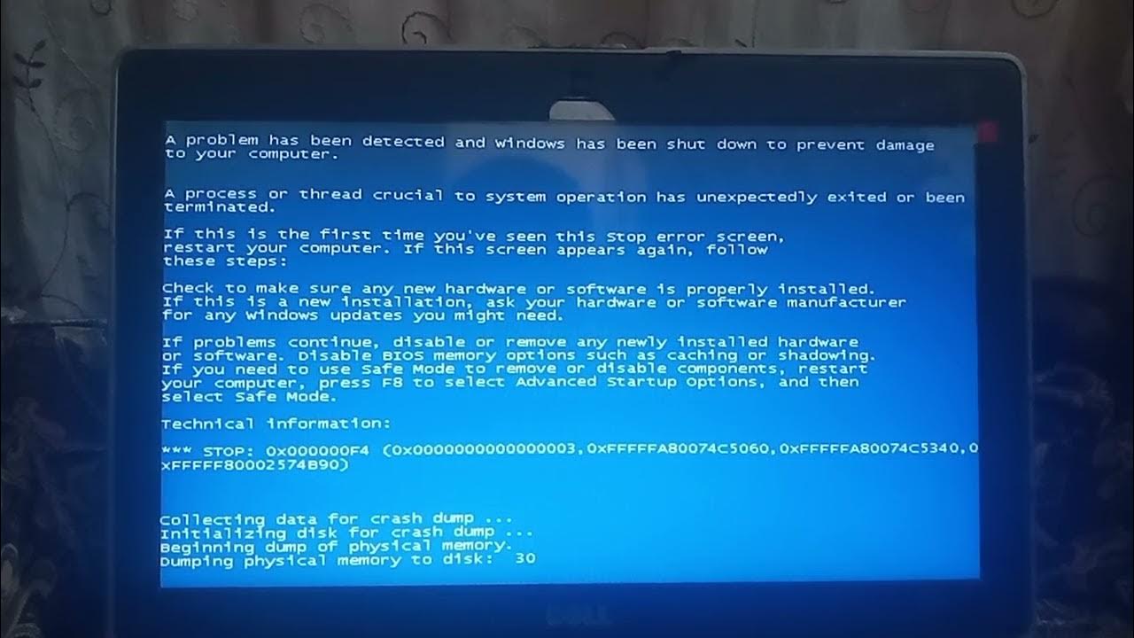 Windows 7 BSOD on Safe Mode YouTube