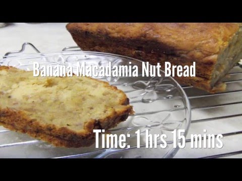 Banana Macadamia Nut Bread Recipe