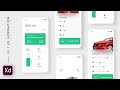 Car Insurance Claim using AR - UI/UX inspiration # Adobe XD