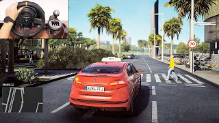 Taxi Work in Barcelona #01 - Taxi Life Simulator [Thrustmaster TX]