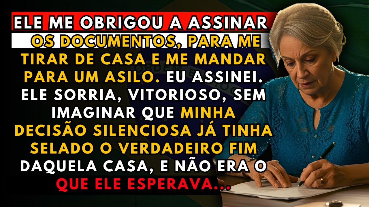 A HISTÓRIA REAL DESTA AVÓ👵Meu filho Me Obrigou a Assinar os Papéis Para Dar a Casa Para Ele! Então..