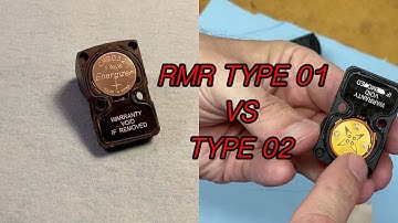 Trijicon RMR Type 1 vs Type 2