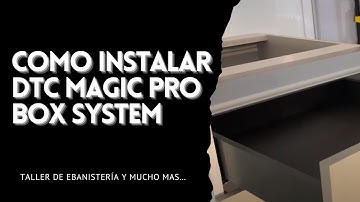 Como Instalar DTC Magic Pro Box System #drawers #drawerboxsystem #kitchendrawers
