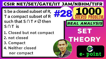 Question 28 | Set theory | 1000 solved problem in Real analysis | CSIR NET | GATE | IIT JAM | NBHM