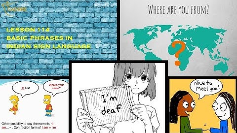Basic Phrases in Indian Sign Language | How to Introduce in ISL | Common Sentences in ISL