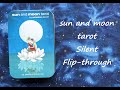 Sun and moon tarot tin  silent flipthrough