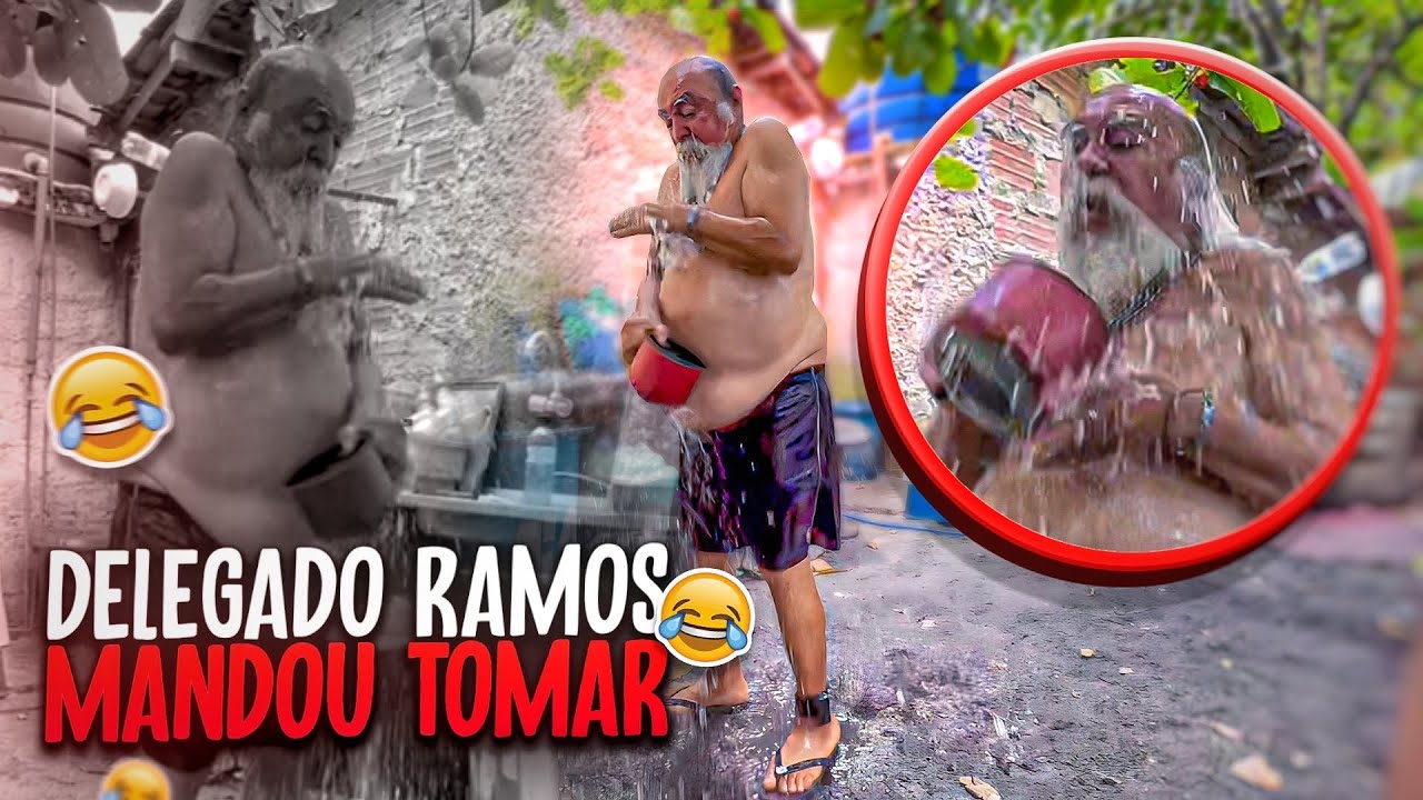 DELEGADO RAMOS FEZ O VOVÔ LUIZ DO SOM TOMAR BANHO | LUIZ DO SOM