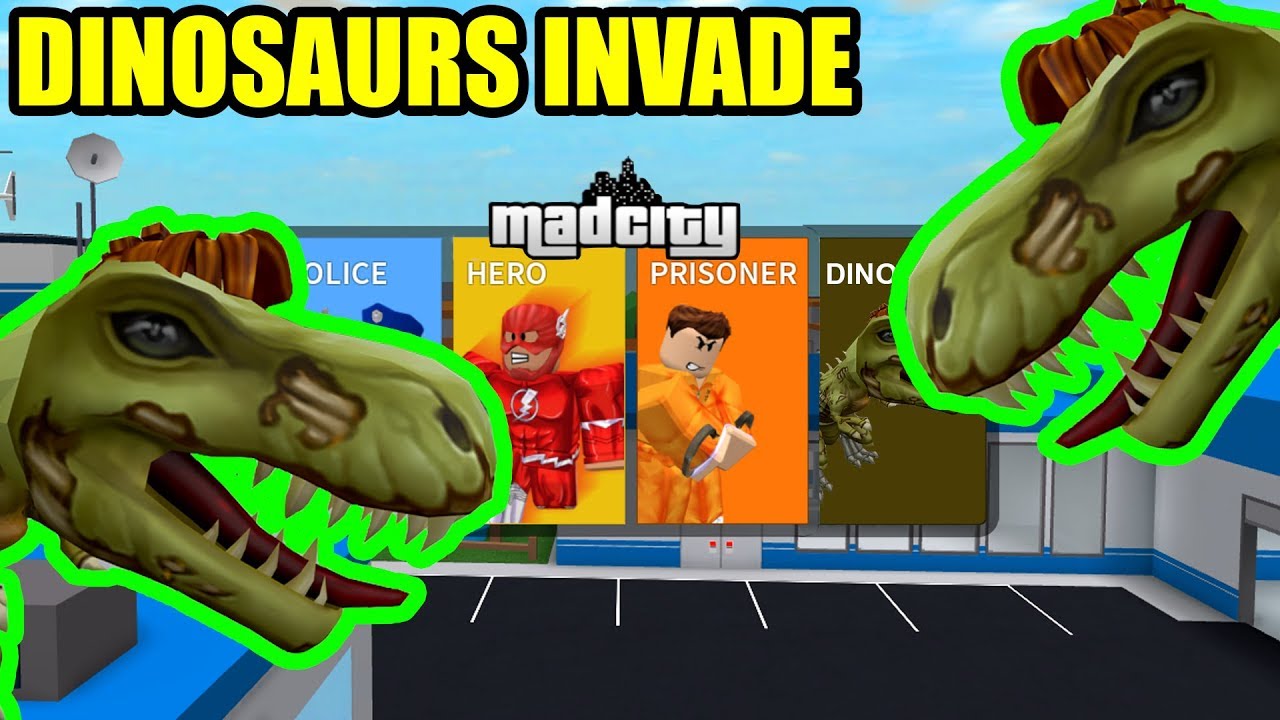 Playing Mad City As T Rex Dinosaur Roblox Youtube - sans takes over mad city roblox roblox what is roblox roblox 2006