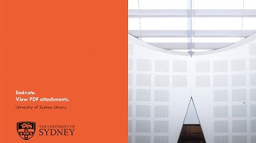 View PDF attachments in Endnote