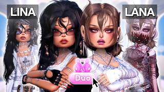We Became LANA & LINA for EVERY Round in Dress to Impress...