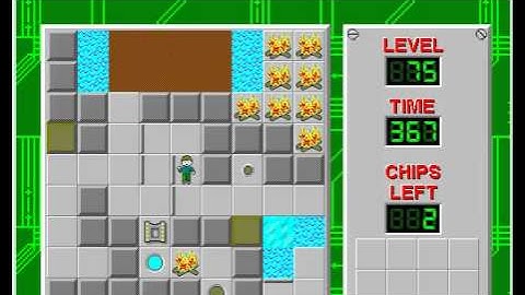 CCLP3 level 75 solution - 305 seconds