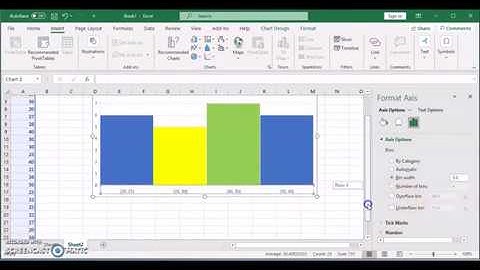 Creating a Histogram Using MS Excel 365 The New Statistics Chart Feature