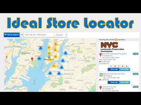 Ideal Store Locator / Finder (iStoreLocator) for Joomla