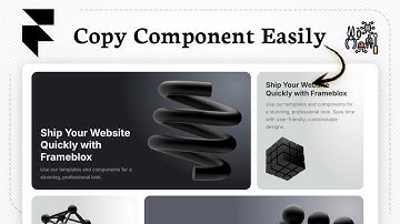 Een component kopiëren in Framer (tips voor hergebruik van ontwerpen)