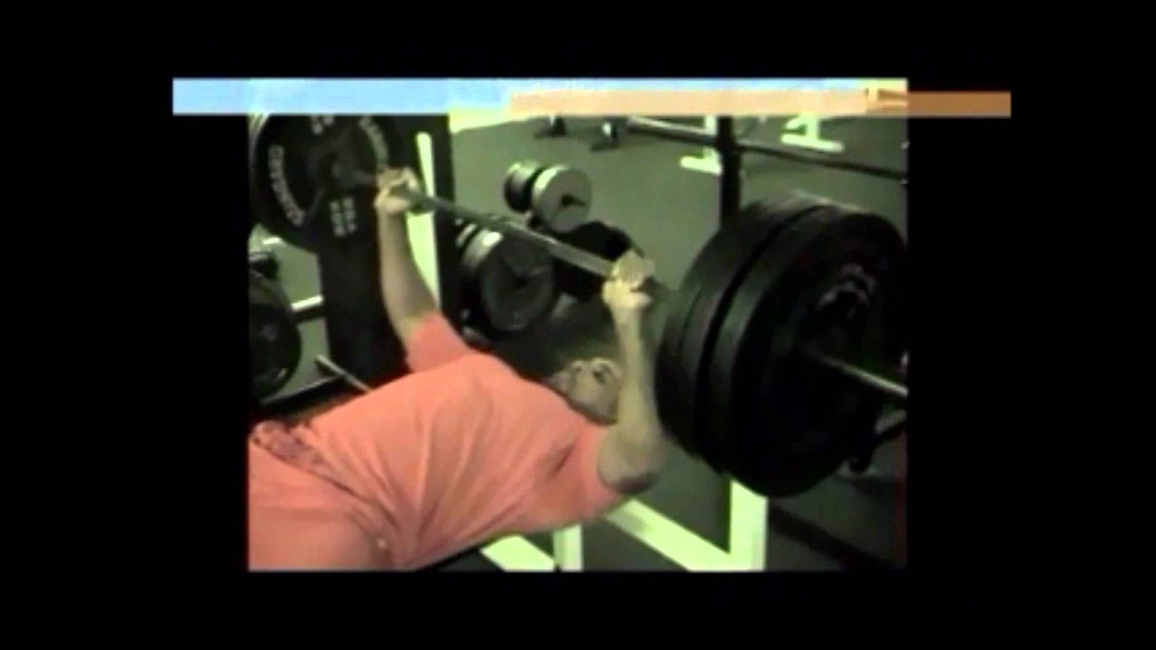 L Red Williams 315lb Benchpress Youtube