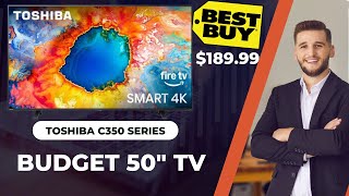 Toshiba 50 Inch 4K Smart Fire TV Review | C350 Series | Best Budget 4K TV 2025 🔥 | Full Features